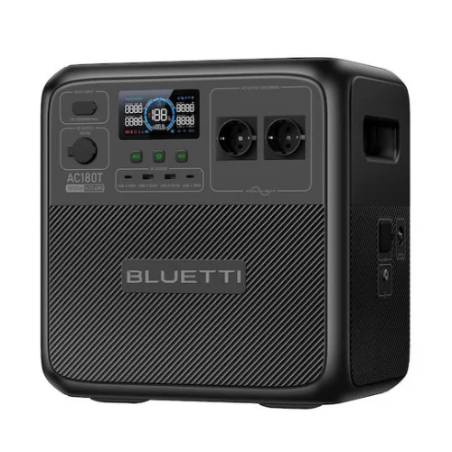 BLUETTI Power Station AC180T with Swappable Battery, 1800W AC Outlet 1433Wh