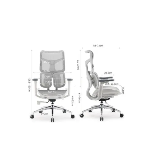 SIHOO ERGONOMIC CHAIR DORO S100 OFF WHITE