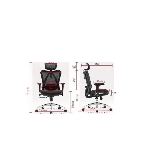 SIHOO ERGONOMIC CHAIR M57 BLACK