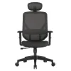 VERO OFFICE CHAIR ERGOSTYLE 2040 BLACK with HEADREST