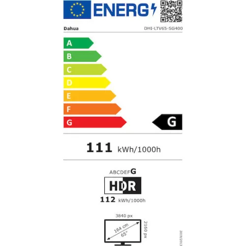 Dahua 65 inch Smart TV DHI-LTV65-SG400
