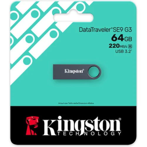 KINGSTON USB DT SE9G3 DARK NICKEL