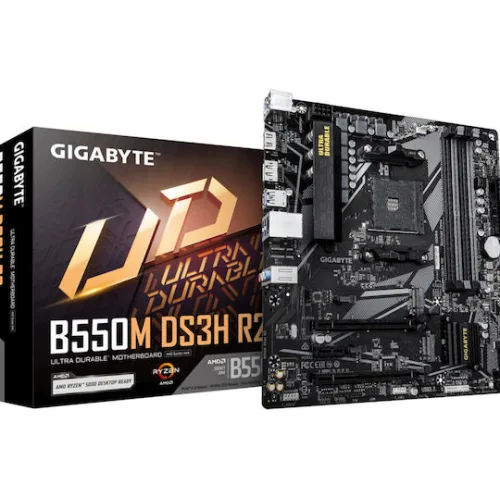 GIGABYTE MOTHERBOARD B550M DS3H R2, AM4, MATX