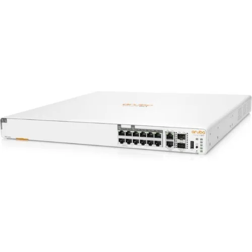 HPE Aruba Instant On 1960 8p 1G Class 4 4p SR1G/2.5G Class 6 PoE 2p 10GBASE-T 2p SFP+ 480W Switch (S0F35A)