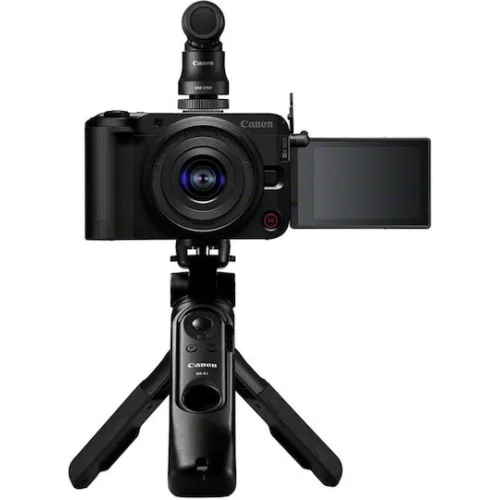 Canon EOS R50 V Content Creator Mirrorless Φωτογραφική Μηχανή Kit (RF-S 14-30mm F/4-6.3 IS STM PZ) Μαύρη