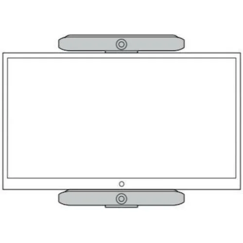 Poly Studio X70/X72/V72 VESA Mount/Mounting Bracket/PN 875L2AA