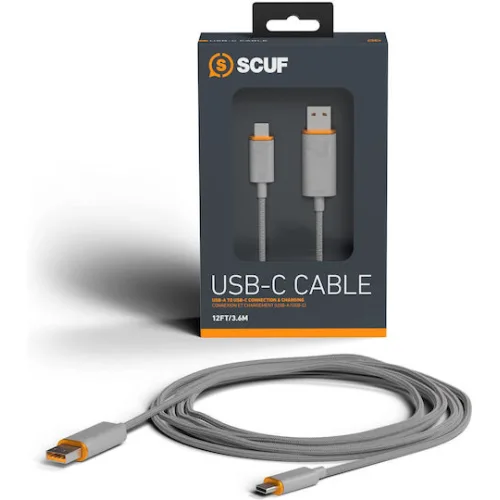 SCUF Charging Cable USB-C 3.6m Light Gr