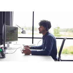 Poly EncorePro 310 Monoaural with Quick Disconnect Headset TAA (77T43AA)