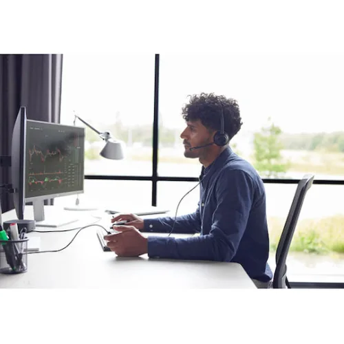 Poly EncorePro 310 Monoaural with Quick Disconnect Headset TAA (77T43AA)