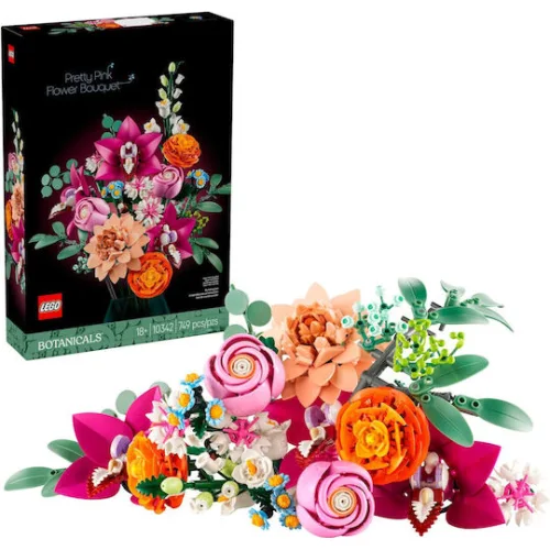 Lego Botanicals Beautiful Pink Flower Bouquet (10342) (LGO10342)