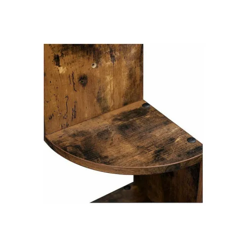 Vasagle Γωνιακή Ξύλινη Ραφιέρα με 5 Ράφια 20 x 20 x 127.5 cm, Black (LBC072B01) (VASLBC072B01)