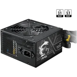 MSI PSU 750W MAG A750BN PCIE5 II, 80+ BRONZE CERTIFIED, HYDRUALIC BEARING 120MM QUIET & COOL FAN, 5YW.