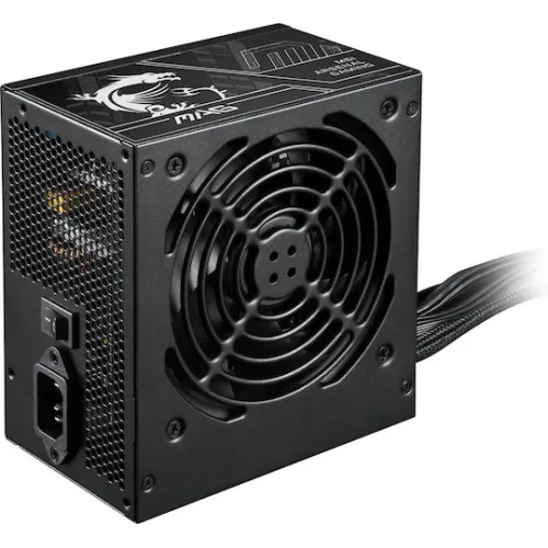 MSI PSU 750W MAG A750BN PCIE5 II, 80+ BRONZE CERTIFIED, HYDRUALIC BEARING 120MM QUIET & COOL FAN, 5YW.