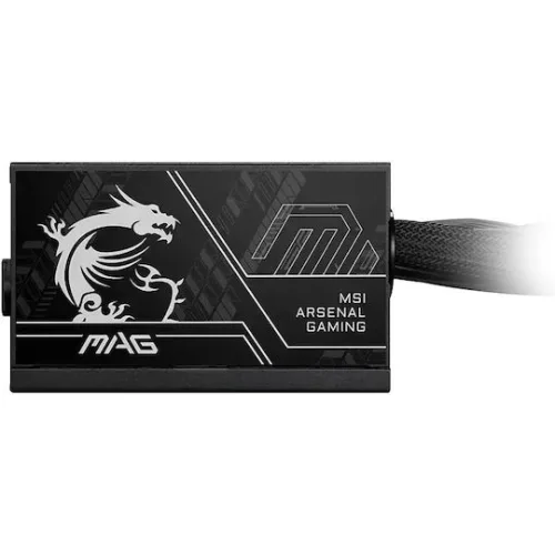 MSI PSU 750W MAG A750BN PCIE5 II, 80+ BRONZE CERTIFIED, HYDRUALIC BEARING 120MM QUIET & COOL FAN, 5YW.