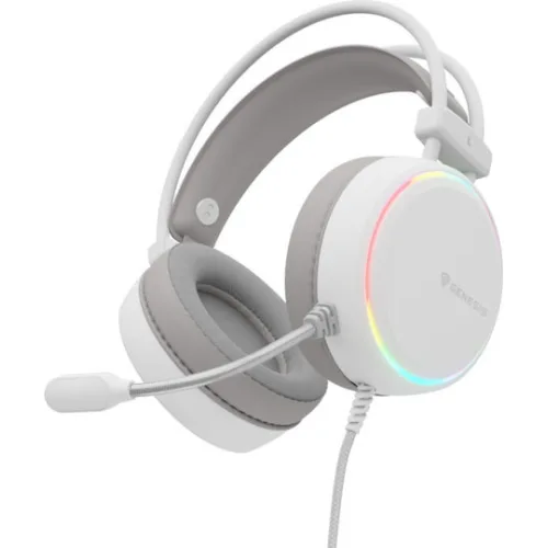 Genesis Gaming Headset Neon 613 G2 with Microphone RGB Illumination White (NSG-2308) (GNSNSG-2308)