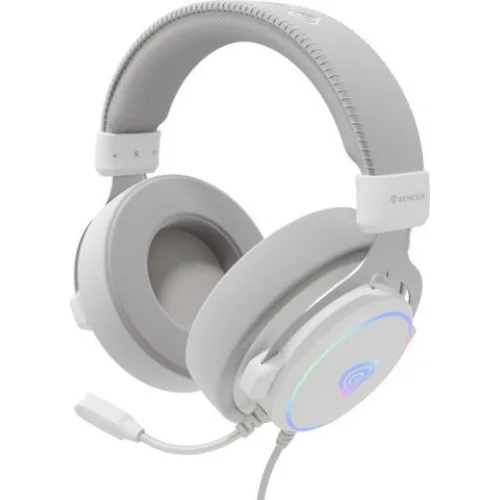 Genesis Gaming Headset Neon 764 with Microphone RGB Illumination White, USB (NSG-2170) (GNSNSG-2170)