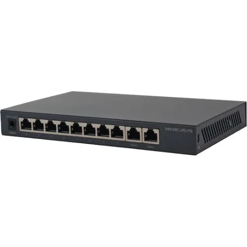 Mercusys 10-Port Gigabit Desktop Switch with 8-Port PoE+ (MS110GMP) (MERMS110GMP)