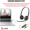 Poly Blackwire 3220 Stereo USB-C Headset +USB-C/A Adapter - 93S87AA
