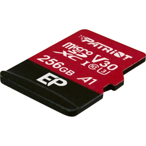 Patriot EP Series 256 GB microSDXC Red/Black UHS-I U3 Class 10 V30 A1 (PEF256GEP31MCX) (PATRPEF256GEP31MCX)