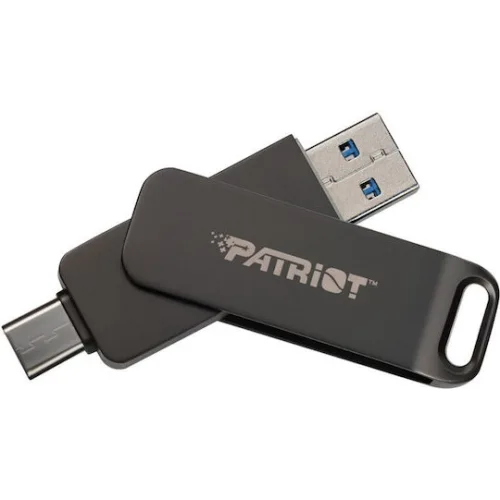 Patriot Rage R550 128Gb Black USB-A und USB-C 3.2 Gen 1 (PE128GR550DSAD) (PATRPE128GR550DSAD)