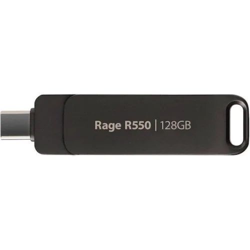 Patriot Rage R550 128Gb Black USB-A und USB-C 3.2 Gen 1 (PE128GR550DSAD) (PATRPE128GR550DSAD)