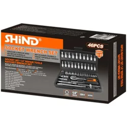 Shind Σετ Καρυδακια 1/4'' 46τεμ. (SHI-31513) (SHI31513)