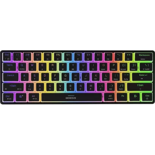 Genesis Gaming Keyboard Thor 660 G2 US Black Wireless RGB Mechanical Cateron Red (NKG-1916) GNSNKG-1916)