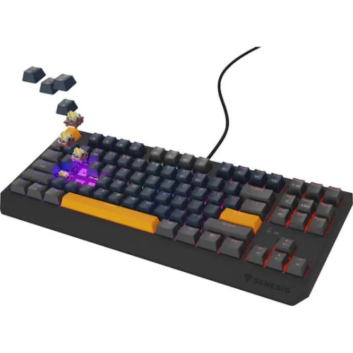 Genesis Gaming Keyboard Thor 230 Tkl Naval Blue Positive US RGB Mechanical Outemu Panda (NKG-2163) (GNSNKG-2163)