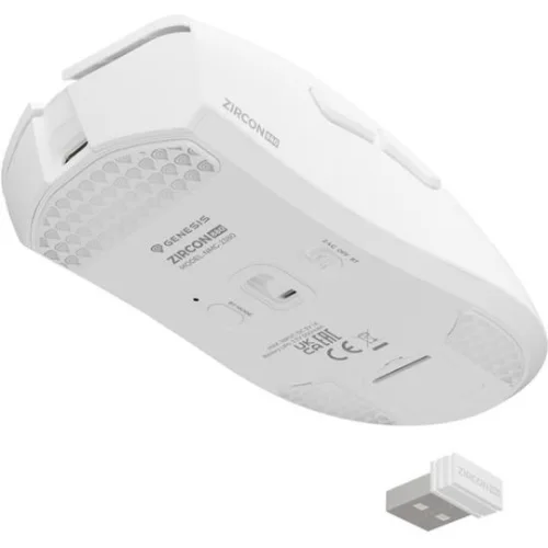 Genesis Gaming Mouse Zircon 880 Wireless 12000DPI White (NMG-2380) (GNSNMG-2380)