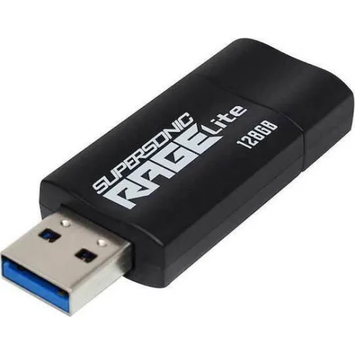 Patriot Supersonic Rage Lite 128 GB Black/Blue USB-A 3.2 Gen 1 (PEF128GRLB32U) (PATRPEF128GRLB32U)