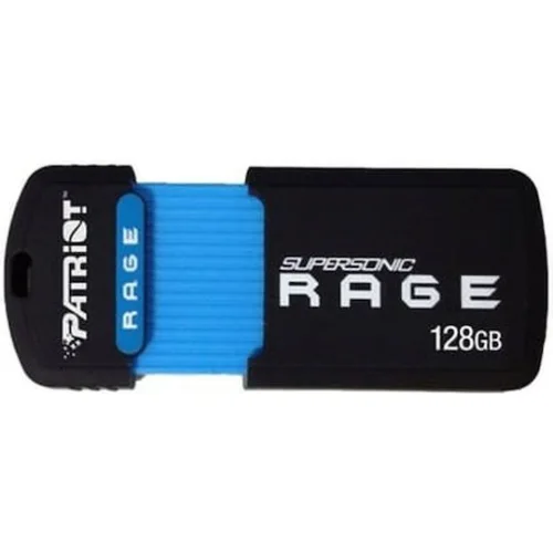 Patriot Supersonic Rage Lite 128 GB Black/Blue USB-A 3.2 Gen 1 (PEF128GRLB32U) (PATRPEF128GRLB32U)