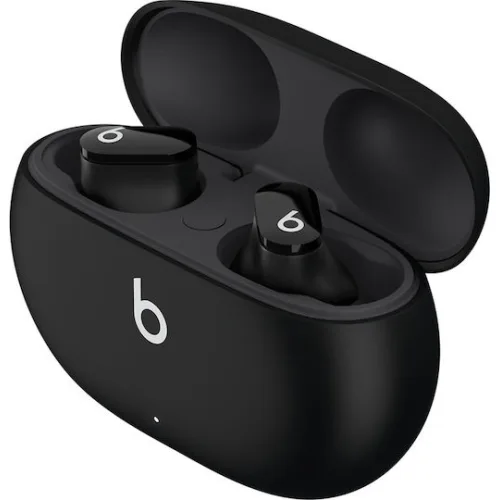 Beats Studio Buds Bluetooth Handsfree Ακουστικά με Αντοχή στον Ιδρώτα και Θήκη Φόρτισης Μαύρα
