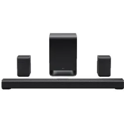 TCL S65K Soundbar 5.1 Bluetooth και HDMI με Τηλεχειριστήριο Διάφανο