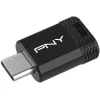 PNY 64GB USB 2.0 Stick με σύνδεση USB-C Μαύρο