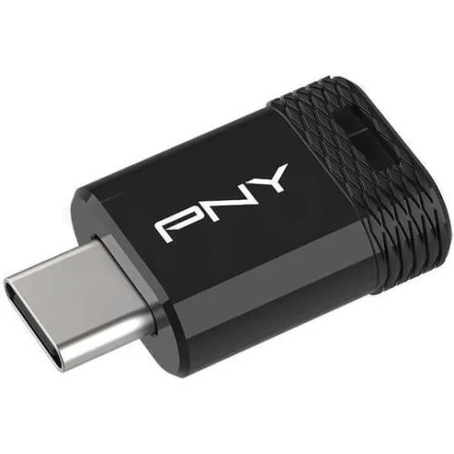 PNY 64GB USB 2.0 Stick με σύνδεση USB-C Μαύρο