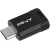 PNY 64GB USB 2.0 Stick με σύνδεση USB-C Μαύρο