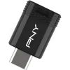 PNY 64GB USB 2.0 Stick με σύνδεση USB-C Μαύρο