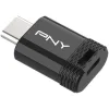 PNY 64GB USB 2.0 Stick με σύνδεση USB-C Μαύρο