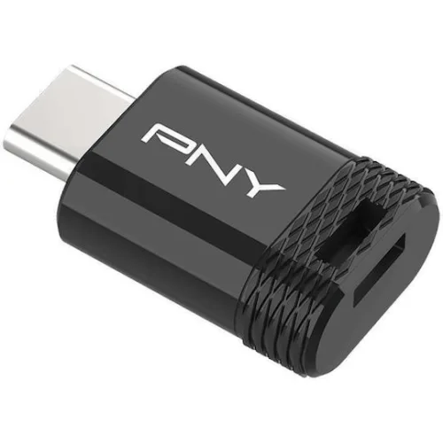 PNY 64GB USB 2.0 Stick με σύνδεση USB-C Μαύρο