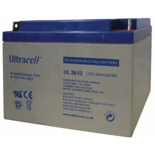 Ultracell UL 26-12 Μπαταρία UPS με Χωρητικότητα 26Ah και Τάση 12V