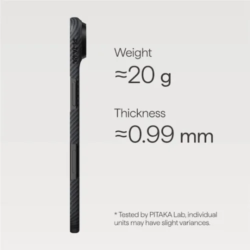 Pitaka Ultra-Slim Case Apple iPhone 17 Black/Grey