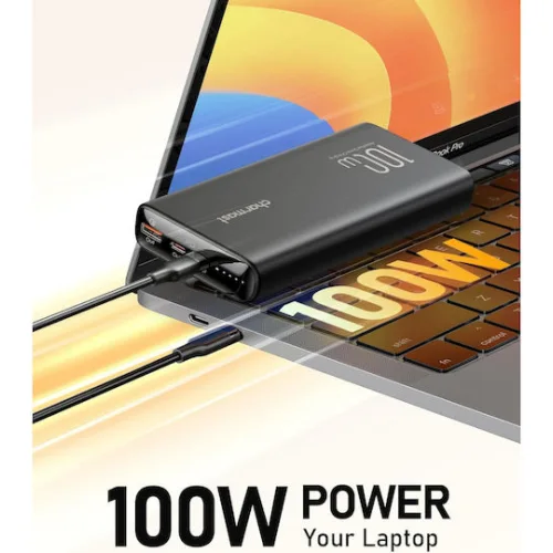 Charmast Powerbank LED 20000mAh Black