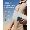 Charmast Powerbank LED 20000mAh Black