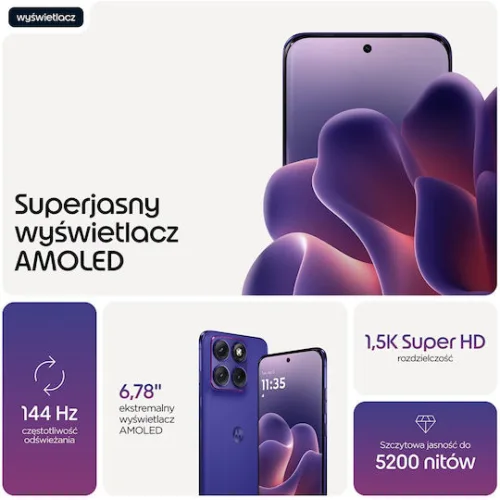 Motorola XT2605-2 Edge 70 Fusion 12/256GB PANTONE ORIENT BLUE  (violet blue)