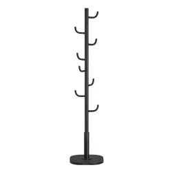 Songmics Κρεμάστρα Δαπέδου ύψους 175 cm με 8 γάντζους - Μαύρο (RCR039B01) (SNGRCR039B01)