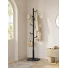 Songmics Κρεμάστρα Δαπέδου ύψους 175 cm με 8 γάντζους - Μαύρο (RCR039B01) (SNGRCR039B01)