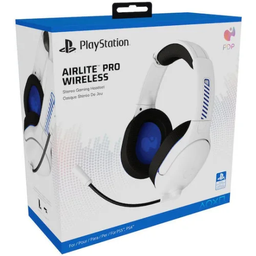 PDP Airlite Pro Wireless Headset PlayStation - White