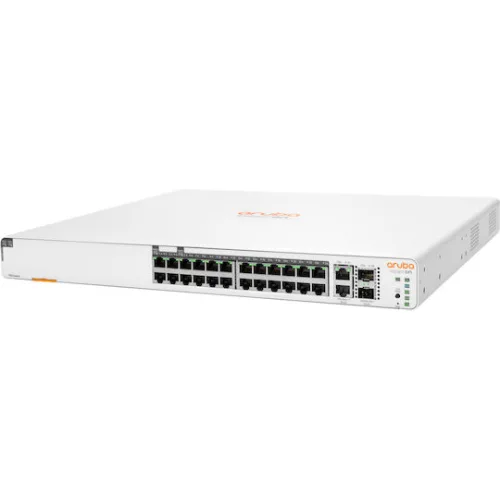 HPE Aruba Instant On 1960 24G 20p Class4 4p Class6 PoE 2XGT 2SFP+ 370W Switch (JL807A)