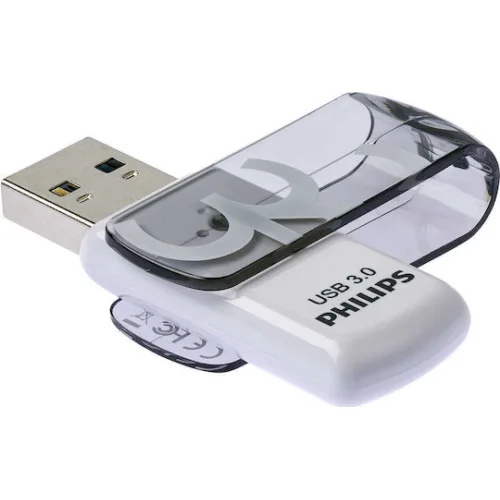 Philips Vivid pack 32GB USB 3.0 Stick Γκρι (PHUSB32GVIVIDU3P2) (PHIPHUSB32GVIVIDU3P2)