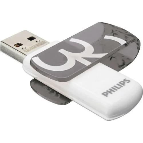Philips Vivid pack 32GB USB 3.0 Stick Γκρι (PHUSB32GVIVIDU3P2) (PHIPHUSB32GVIVIDU3P2)